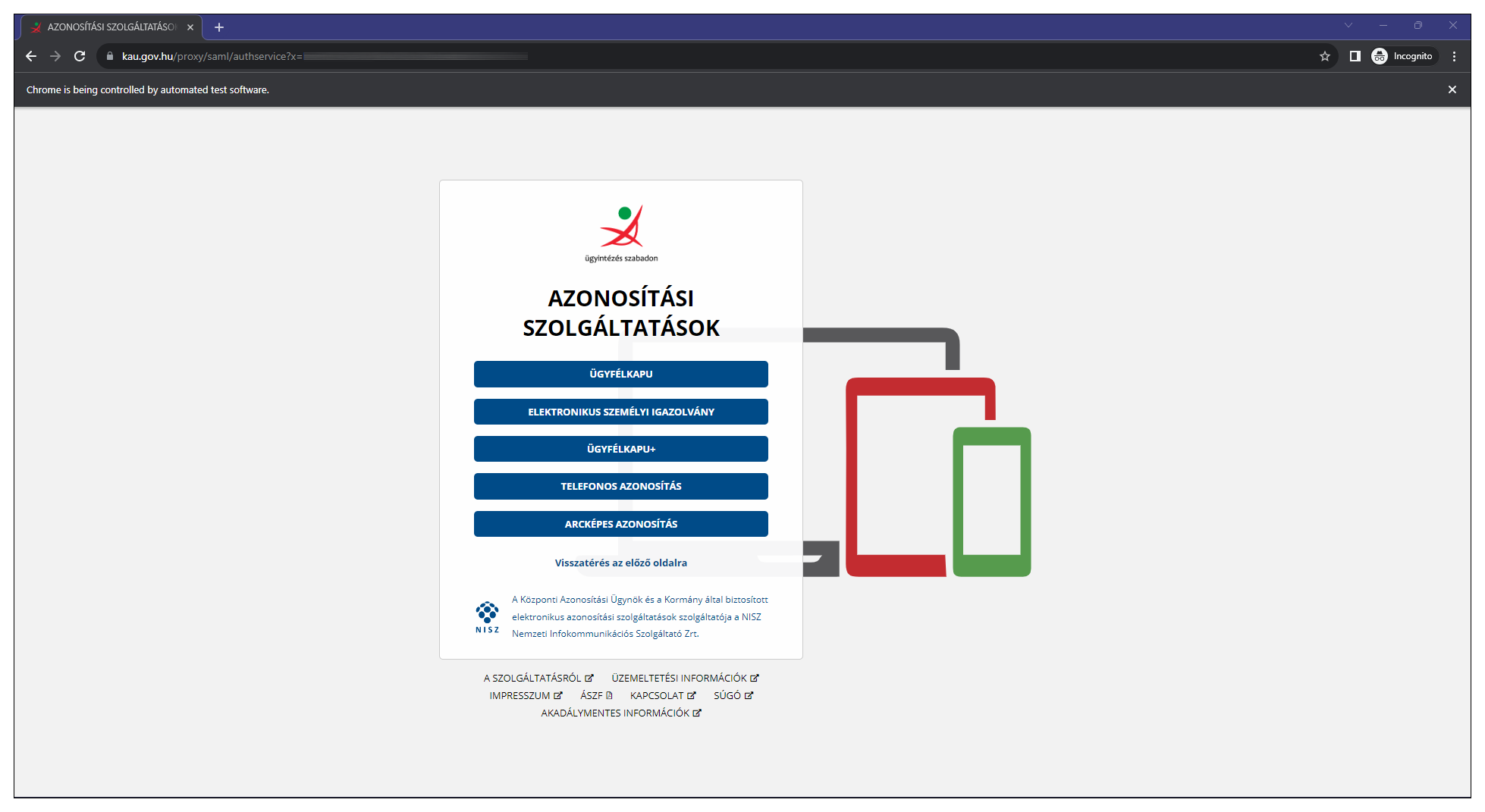 A beléptetés automatikusan megtörténik: ezen a képernyőn nem sok dolgod lesz
